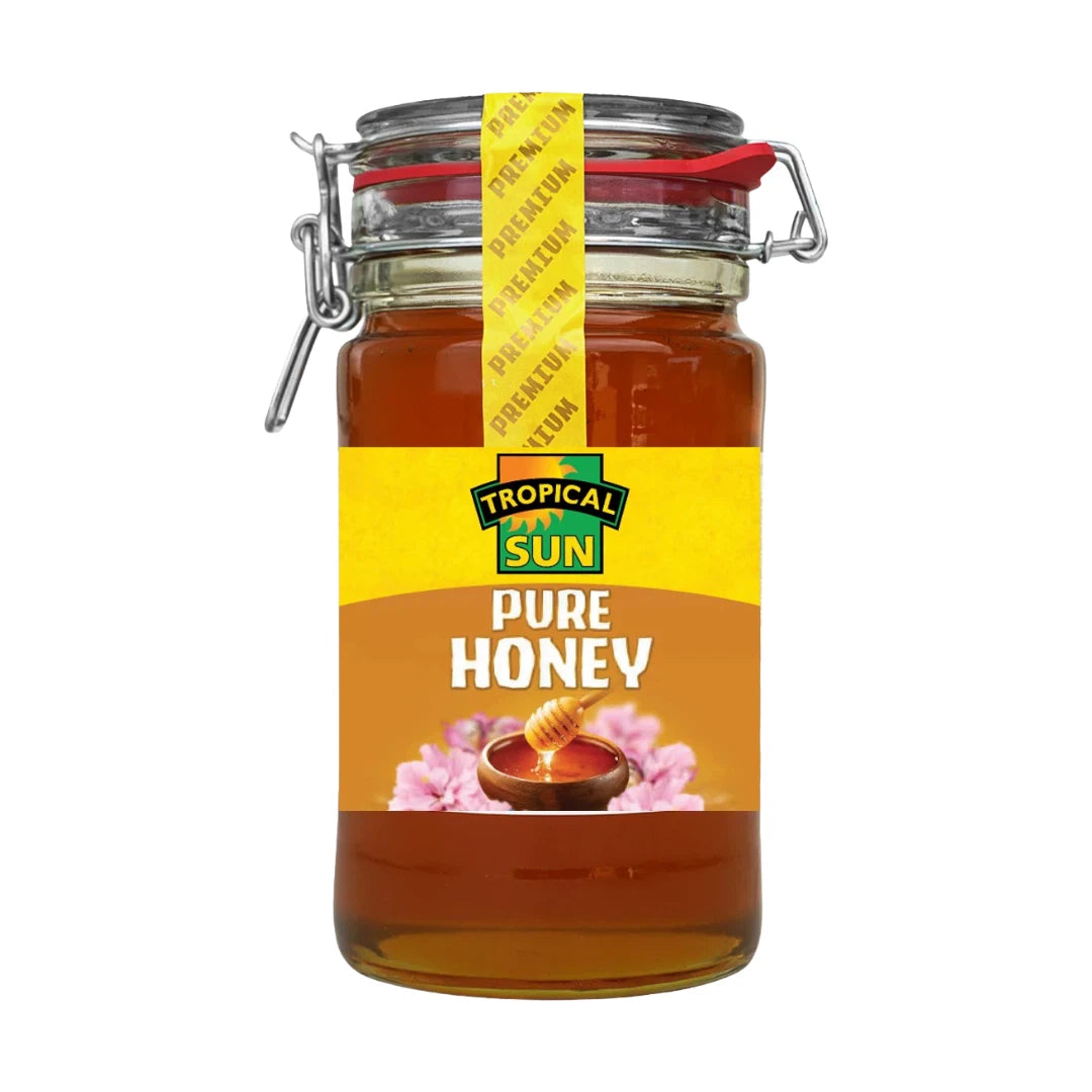 6 Jars Pure Honey Clip Jar 1kg