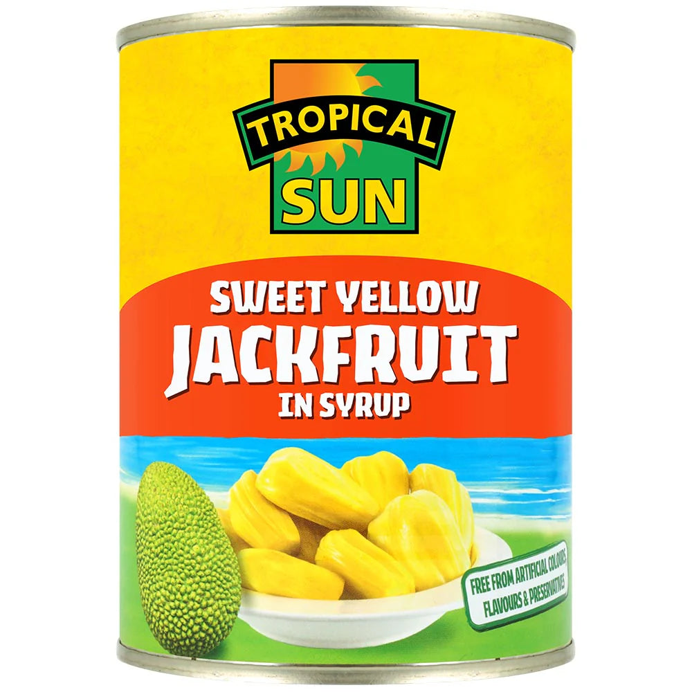 6 Tins Sweet Yellow Jackfruit in Syrup 565g