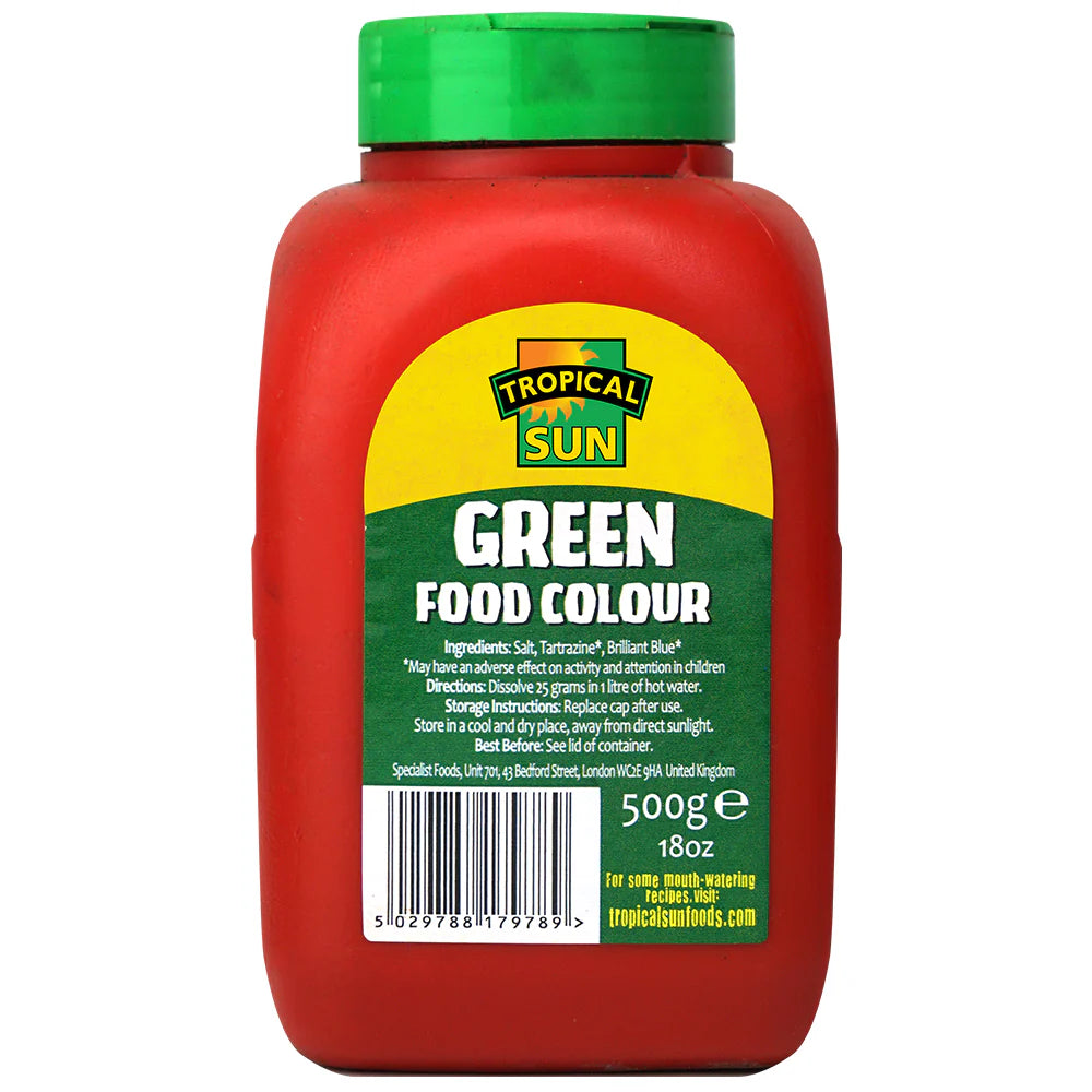 10 Pack Tropical Sun Food Colouring Powder Green 500g