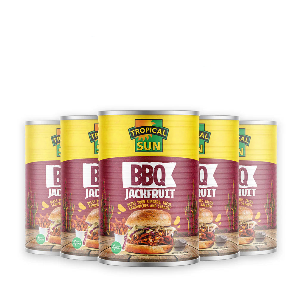 12 Tins Tropical Sun BBQ Jackfruit 400g