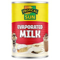 6 Tins Tropical Sun Evaporated Milk 410g