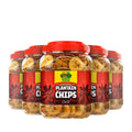 6 Tubs Tropical Sun Ripe Plantain Chips Tub Chilli 450g