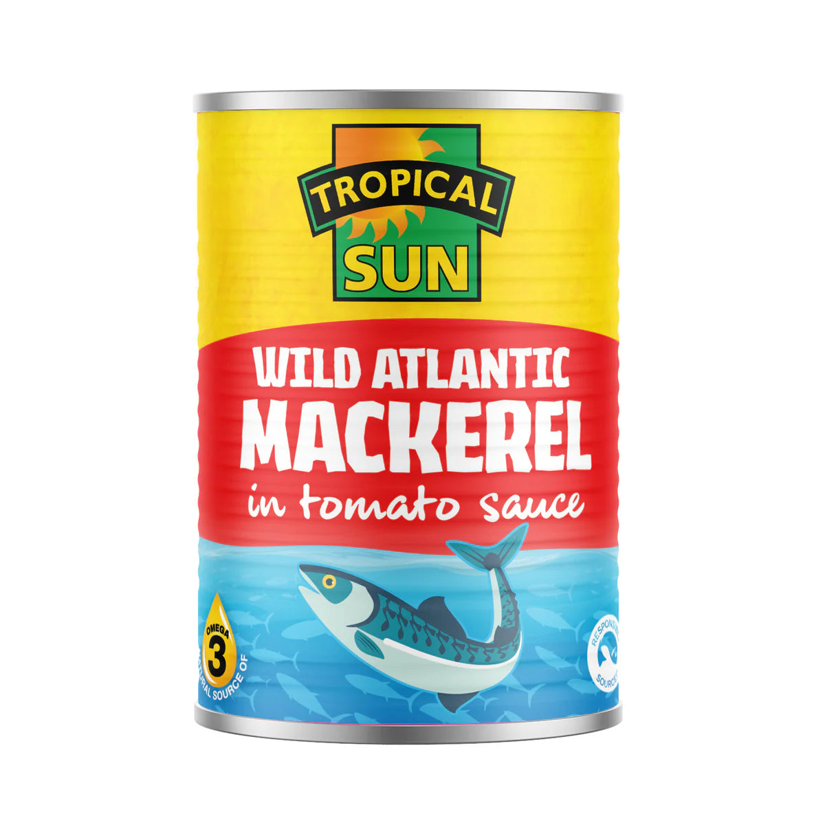 12 Tins Tropical Sun Mackerel in Tomato Sauce 200g