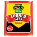 12 Tins Tropical Sun Corned Beef Original Halal 340g