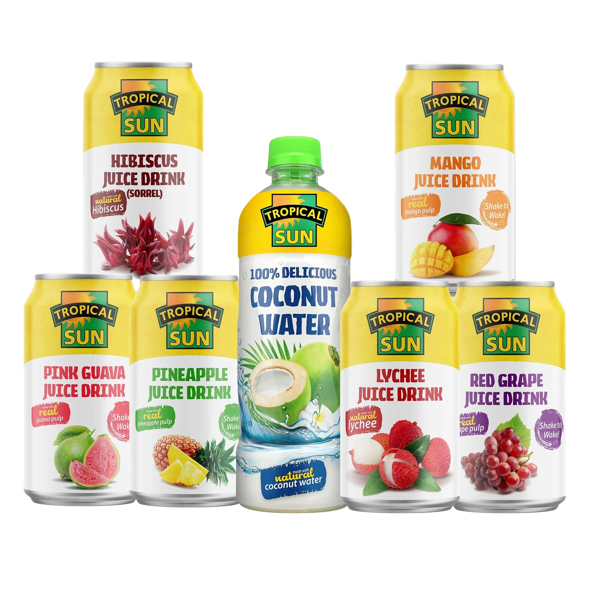 8-Item Set Tropical Sun Tropical Drinks Bundle