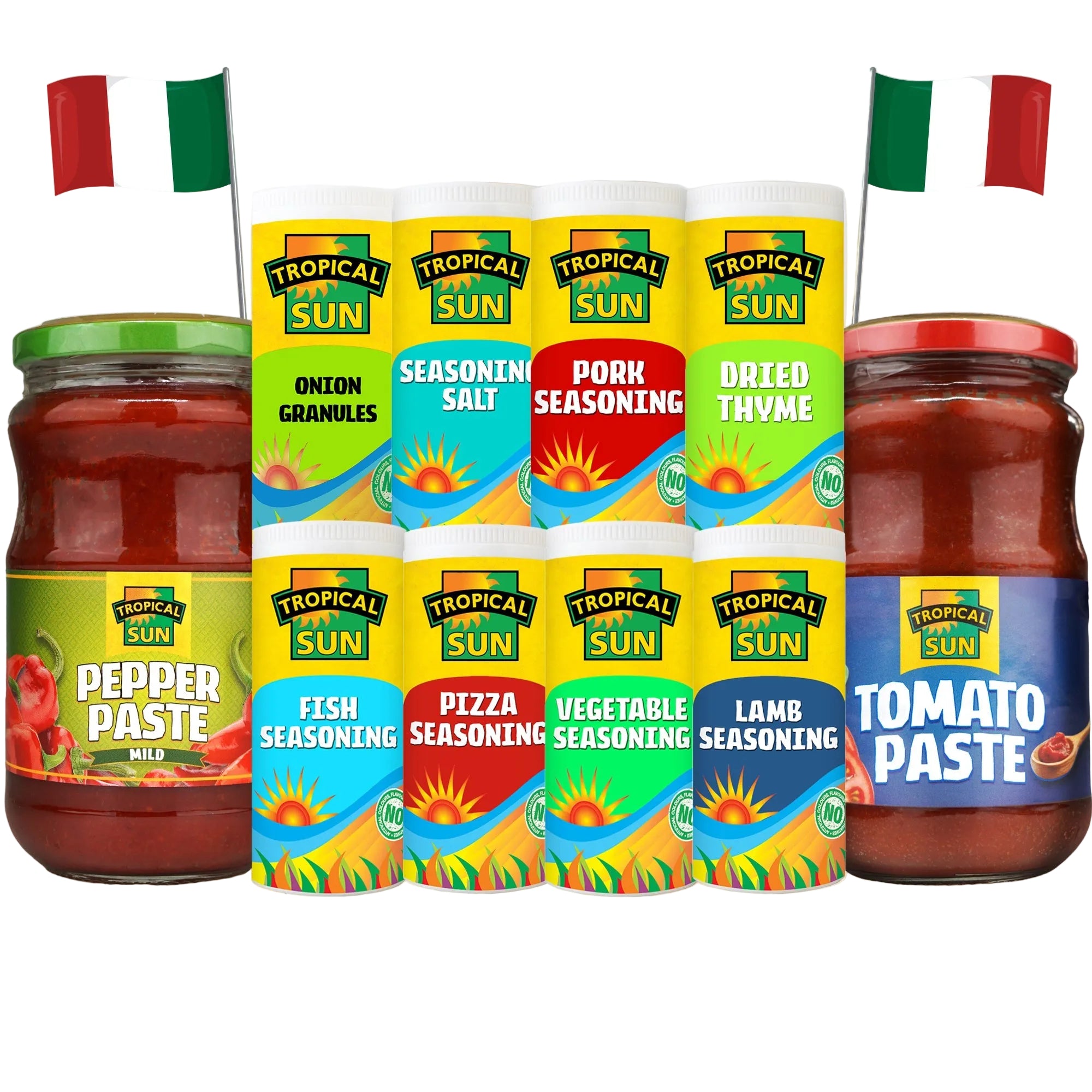 18-Item Set Tropical Sun Italian Flavour Bundle