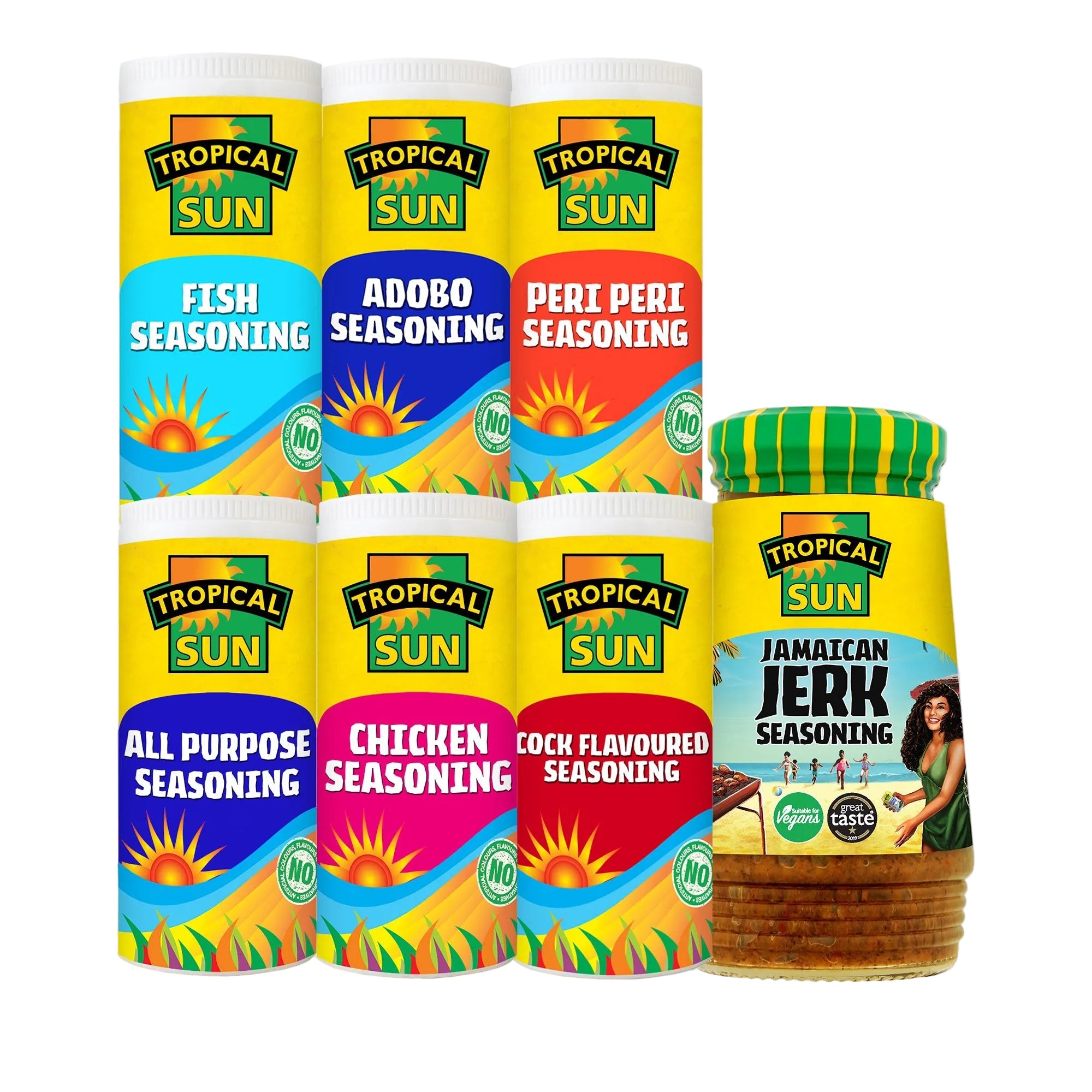 12 Item Set Tropical Sun Everyday Seasonings Bundle