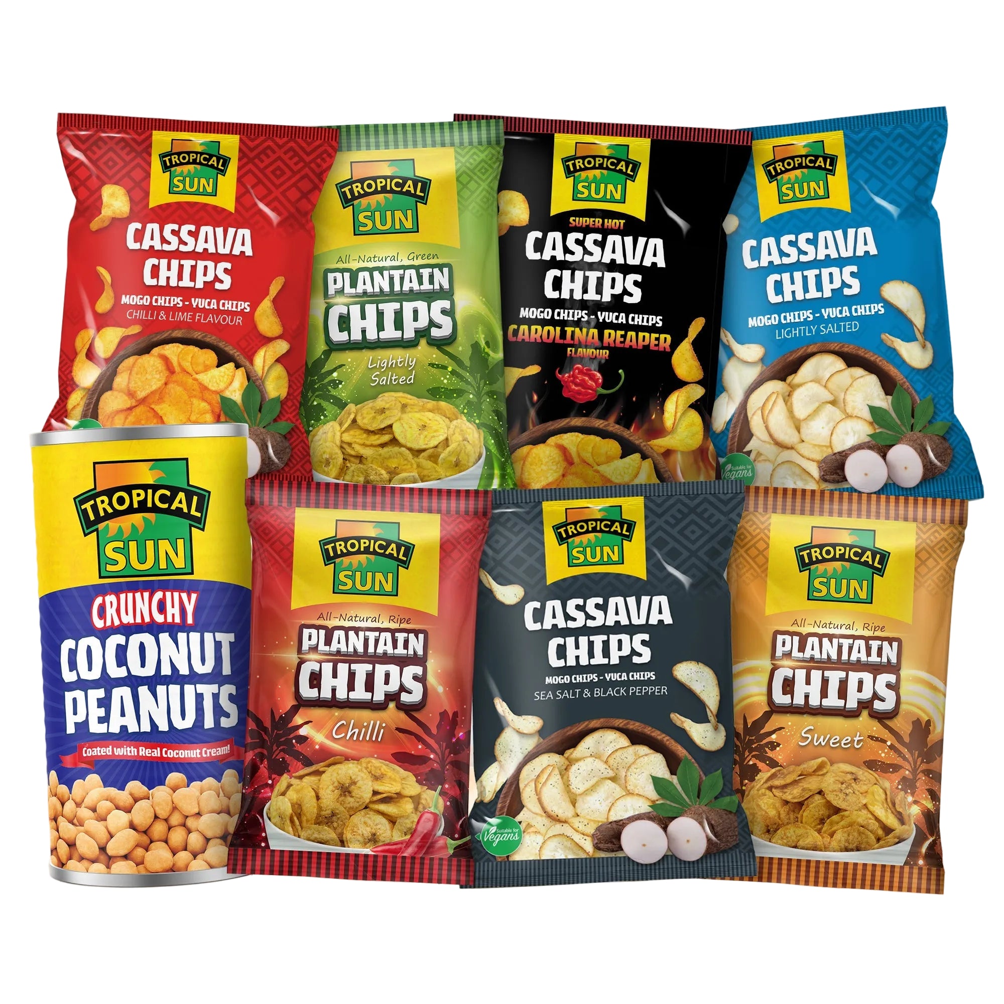 9 Item Set Tropical Sun Tropical Snacks Bundle