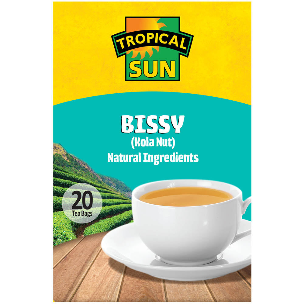 6 Pack Tropical Sun Bissy (Kola Nut) Tea 120 Teabags