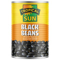 12 Tins Tropical Sun Black Beans 400g