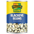 12 Tins Tropical Sun Black Eye Beans 400g