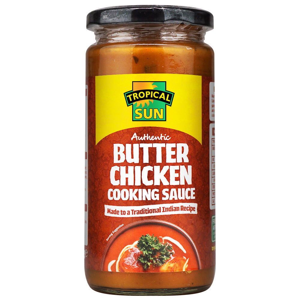 6 Jars Tropical Sun Butter Chicken Cooking Sauce 370g
