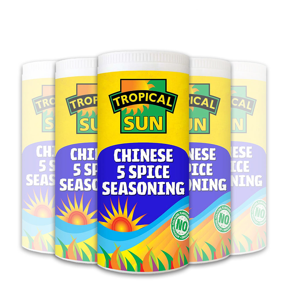 12 Tubs Tropical Sun Chinese 5 Spice Seasoning 100g