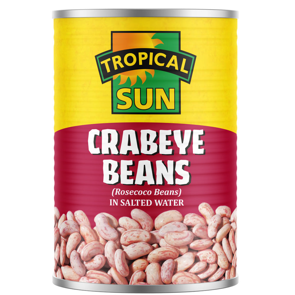 12 Tins Tropical Sun Crabeye Beans 400g