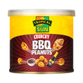 6 Tubs Tropical Sun Crunchy BBQ Peanuts 140g