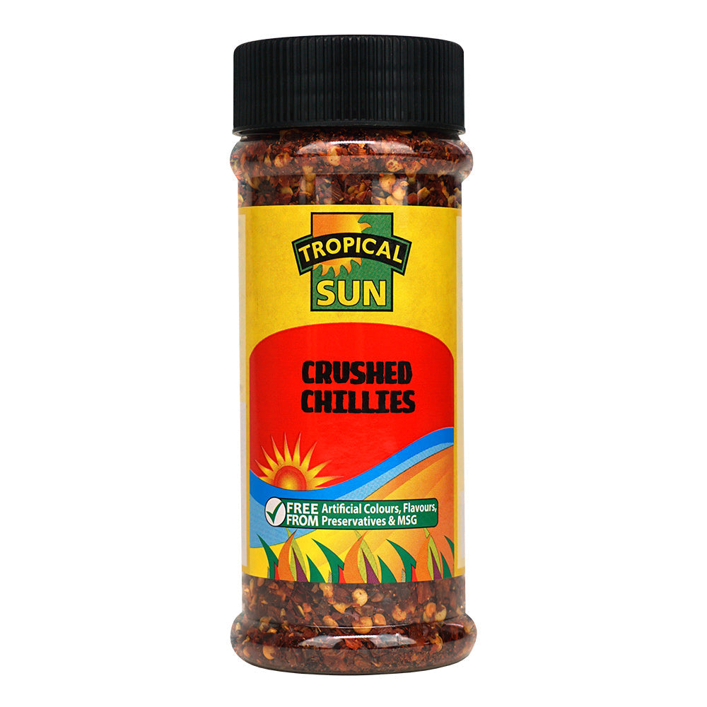 6x Tropical Sun Crushed Chillies 60g