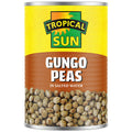 12 Tins Tropical Sun Gungo Peas Tinned 400g