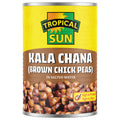 12 Tins Tropical Sun Kala Chana (Brown Chickpeas) 400g