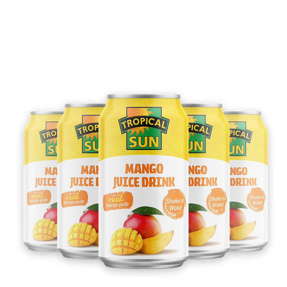 12 Cans Tropical Sun Mango Juice Drink 330ml