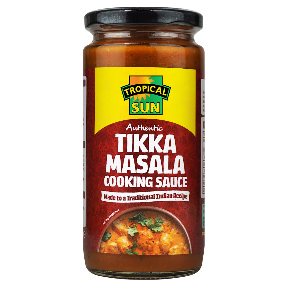 6 Jars Tropical Sun Tikka Masala Cooking Sauce 370g