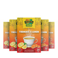 6 Packs Tropical Sun Turmeric & Lemon Tea 120 Teabags