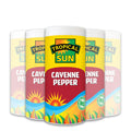 12 Tubs Tropical Sun Cayenne Pepper 100g