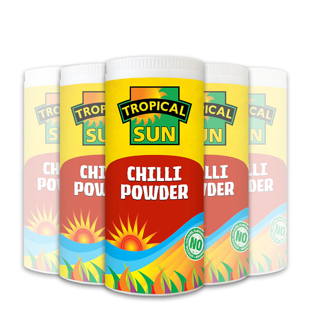 12 Tubs Tropical Sun Chilli Powder 100g