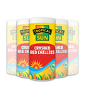 12 Tubs Tropical Sun Crushed Red Chillies 50g