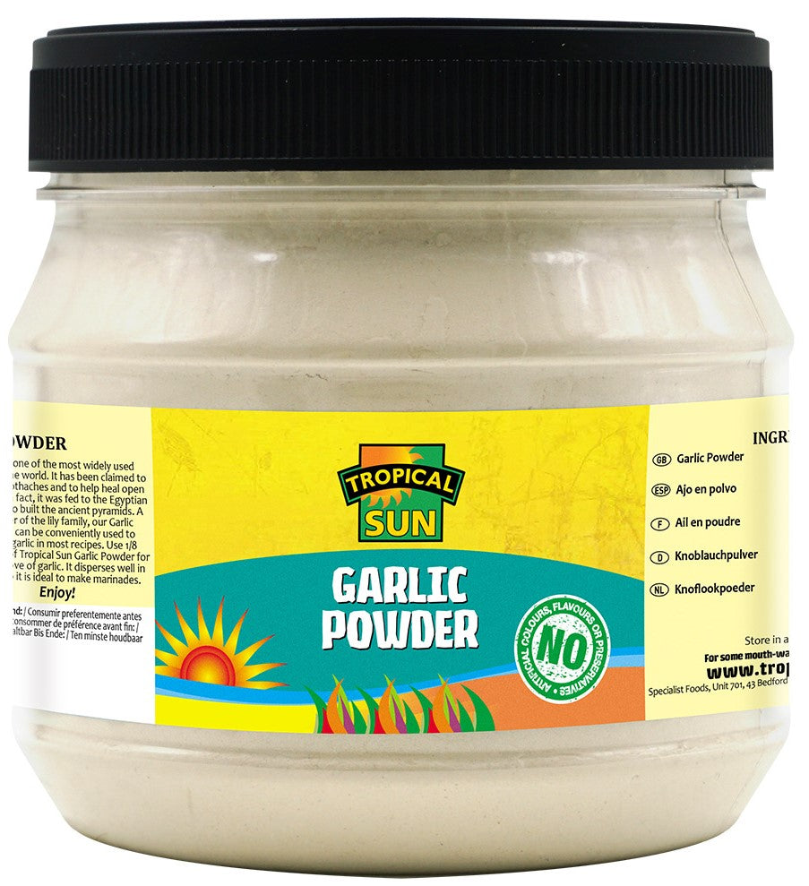12 Tubs Tropical Sun Garlic Powder 100g