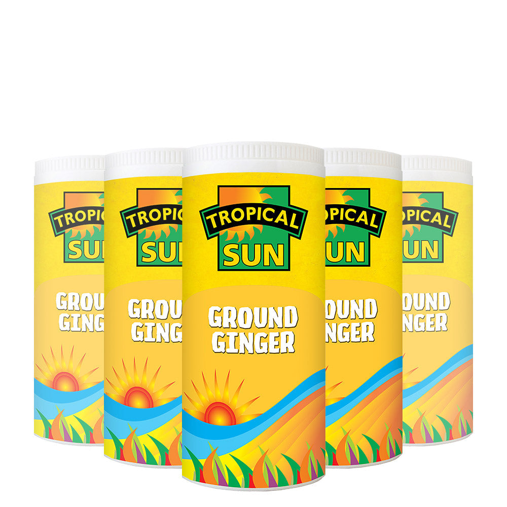 6x Tropical Sun Ground Ginger 80g