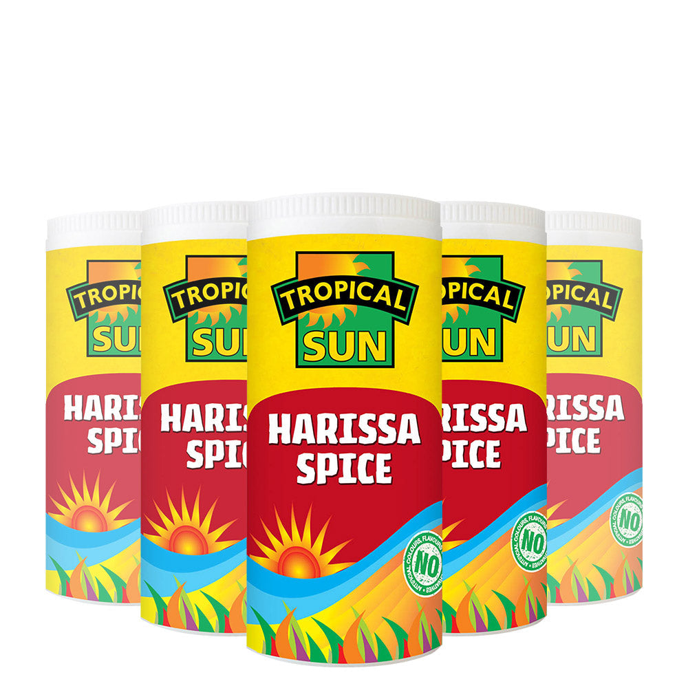 12 Tubs Tropical Sun Harissa Spice 100g