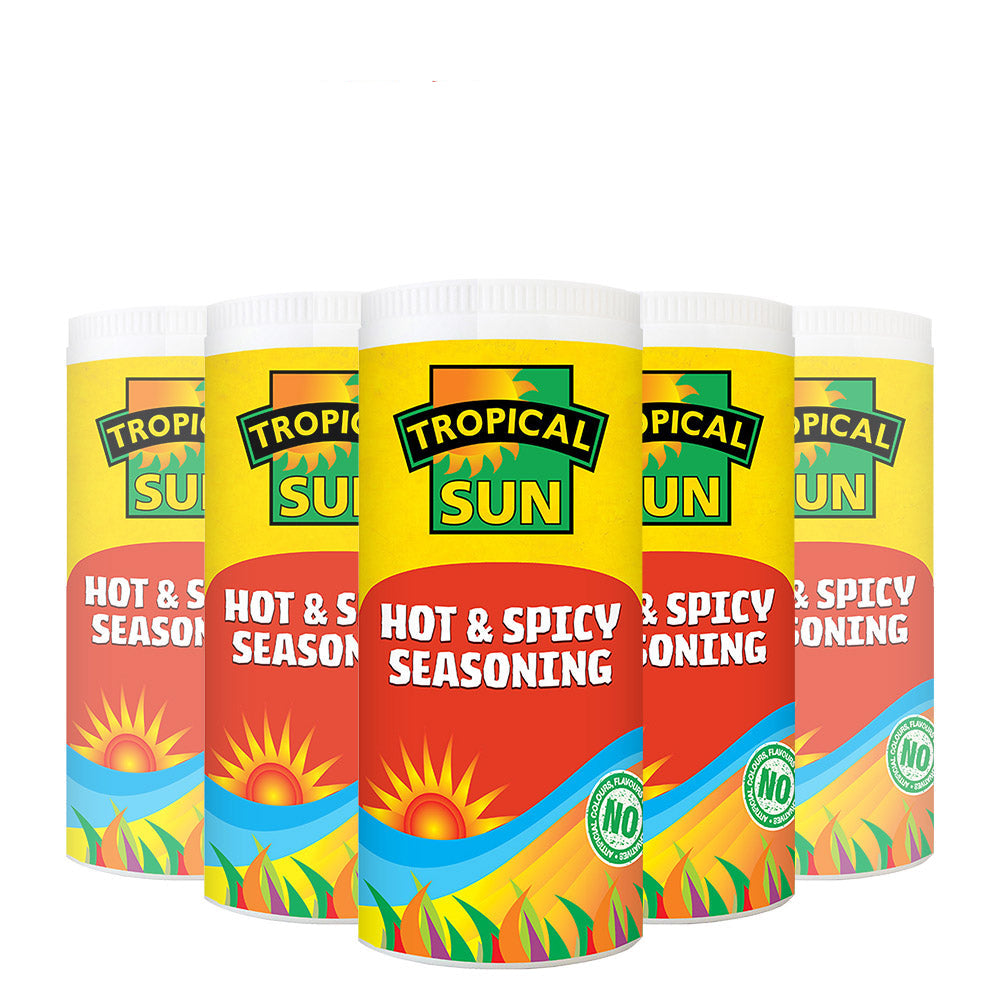 12 Tubs Tropical Sun Hot & Spicy Seasoning 100g