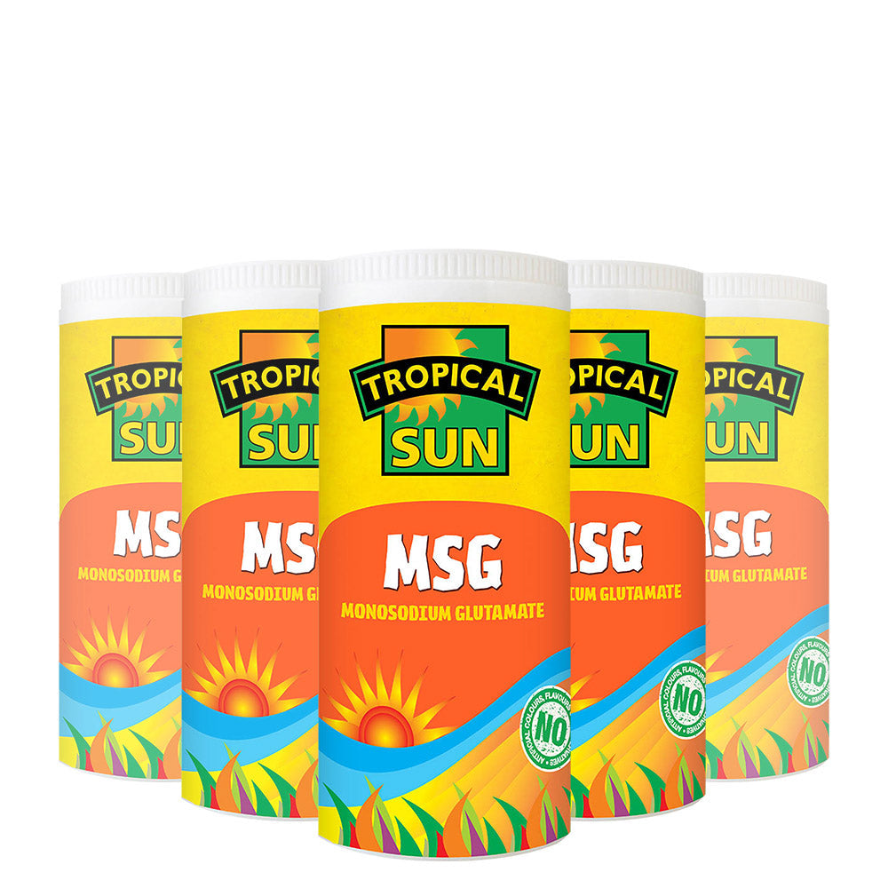 12 Tubs Tropical Sun Monosodium Glutamate (MSG) 100g