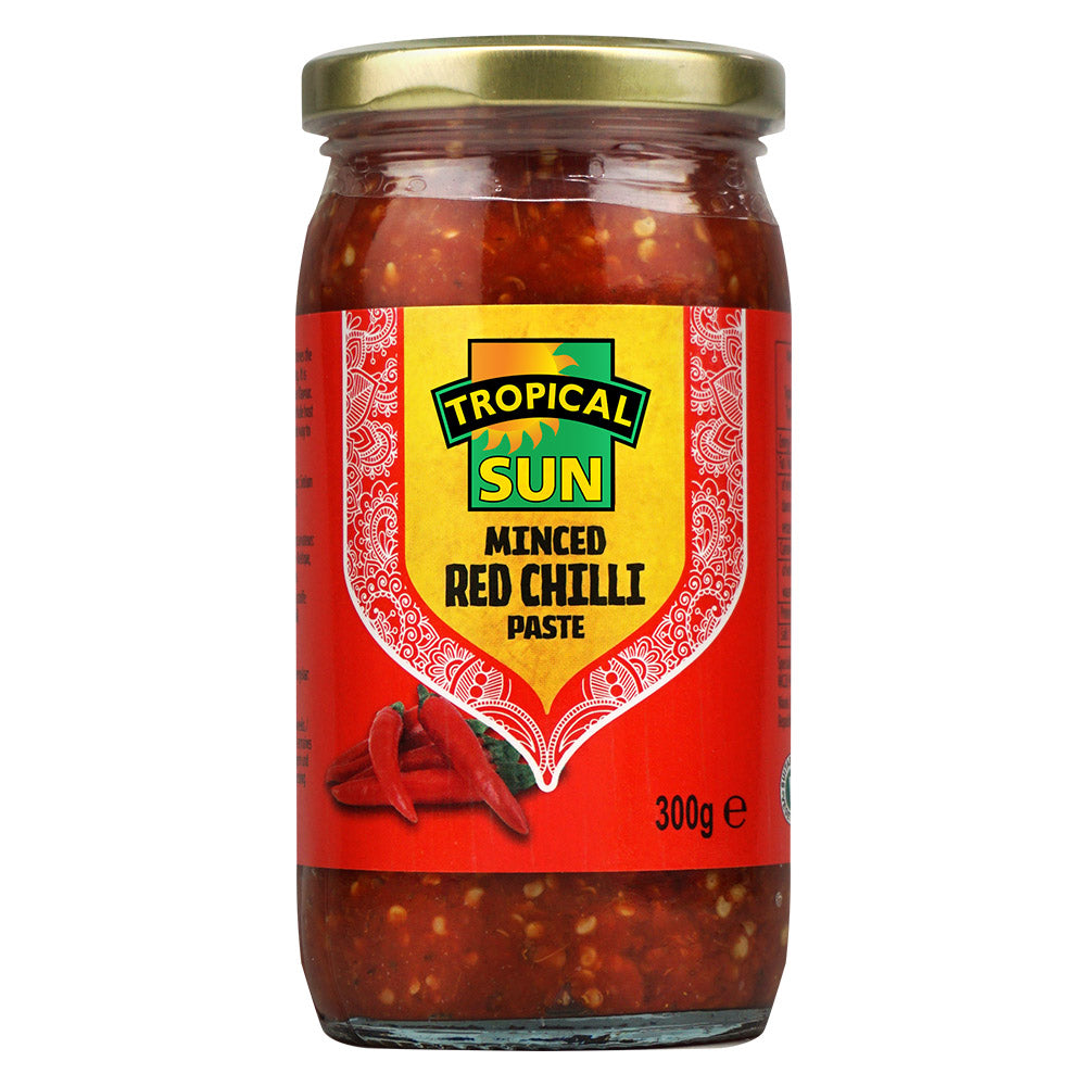 6 Jars Tropical Sun Minced Red Chilli Paste 300g