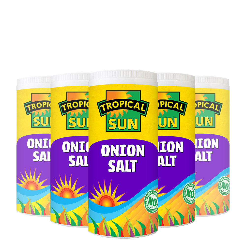 12 Tubs Tropical Sun Onion Salt 100g