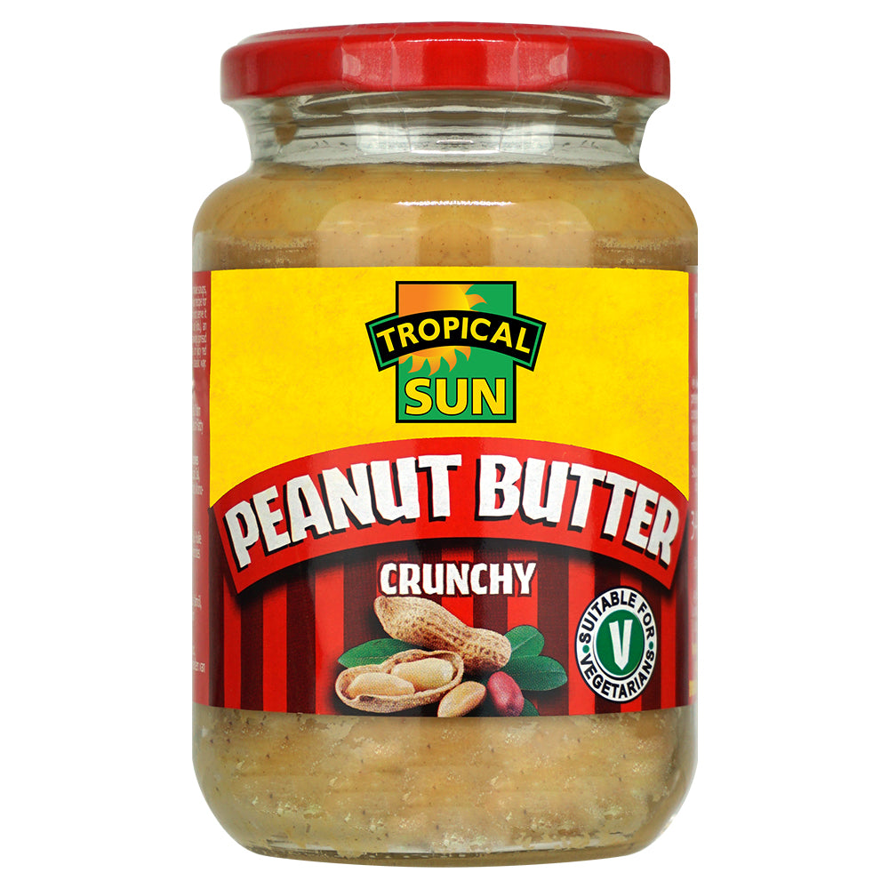 12 Jars Tropical Sun Peanut Butter Crunchy 340g
