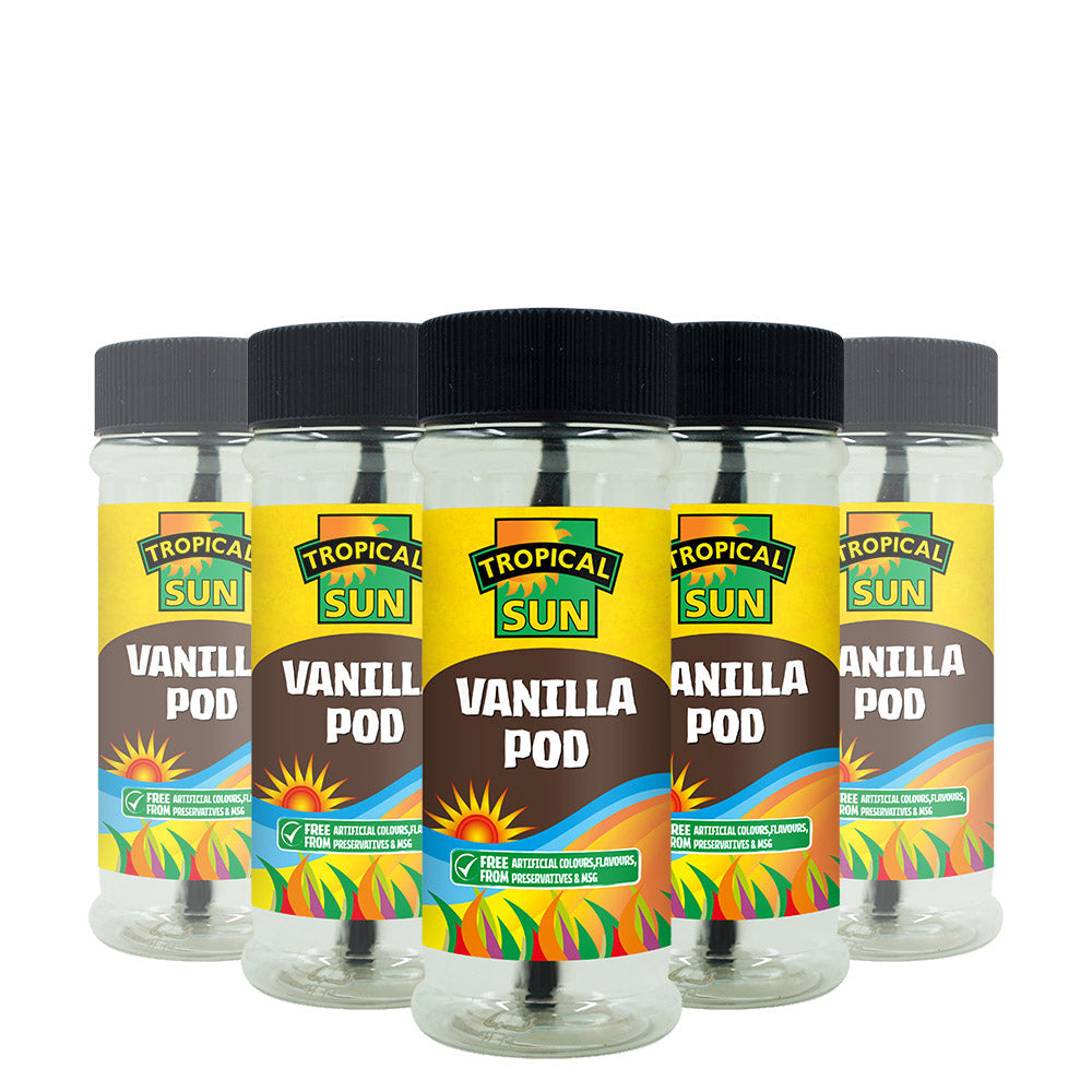 6 Tubs Tropical Sun Vanilla Pod 3g