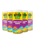 12 Tubs Tropical Sun Black Pepper Whole 100g