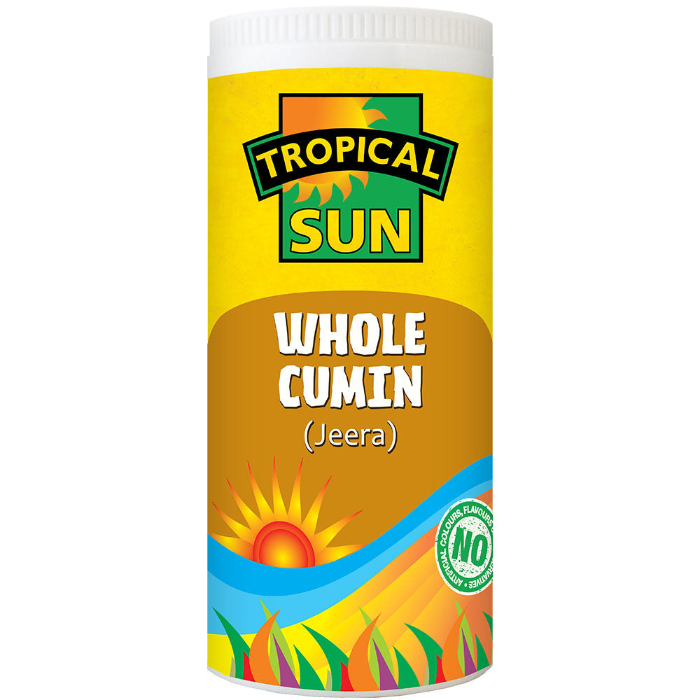 6 Tubs Tropical Sun Cumin Seeds Whole 80g