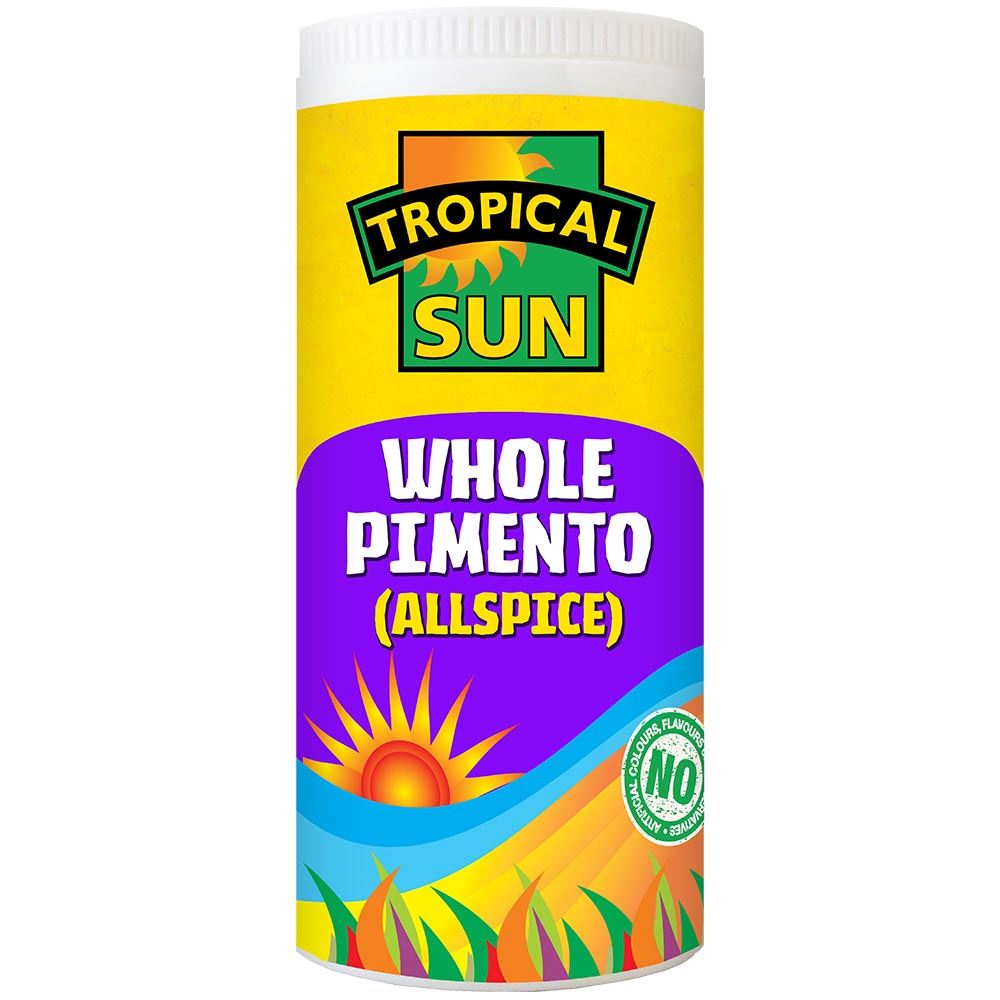 12 Tubs Tropical Sun Pimento Whole 70g