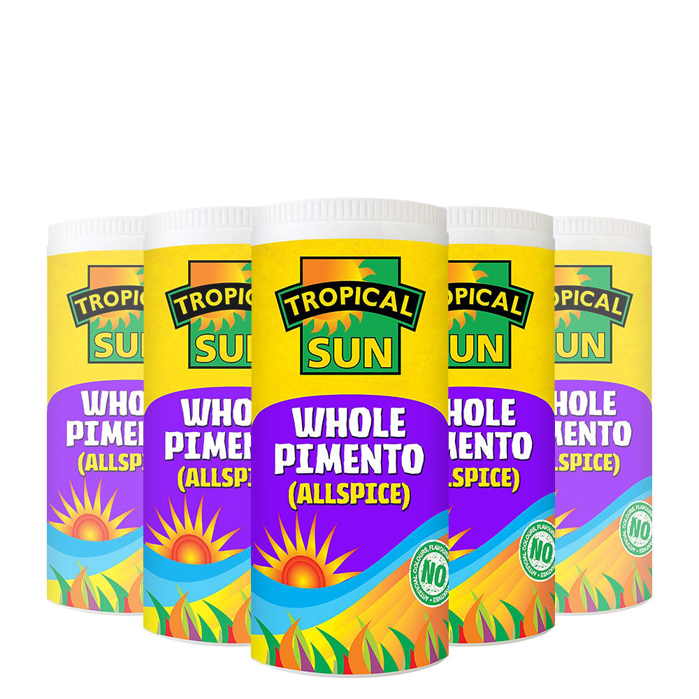 12 Tubs Tropical Sun Pimento Whole 70g