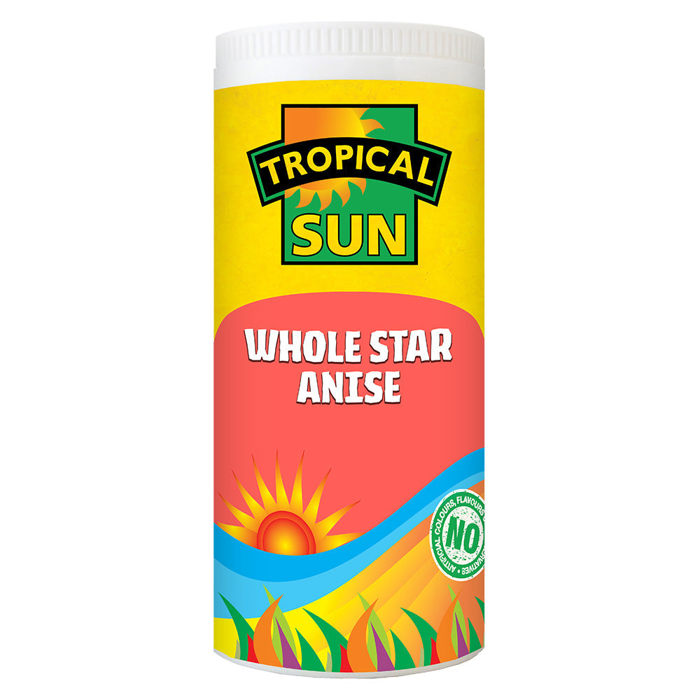 12 Tubs Tropical Sun Whole Star Anise 30g