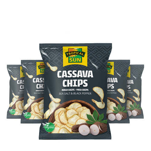 Cassava Chips - Sea Salt & Black Pepper
