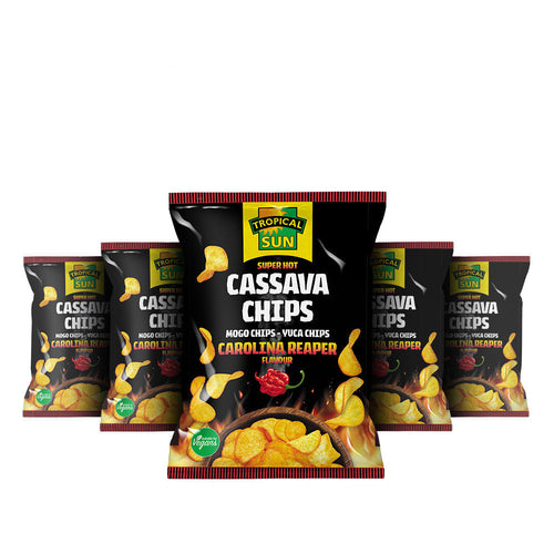 Cassava Chips - Carolina Reaper